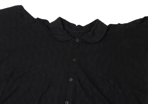 Y's Cotton Lace Design Round Collar Blouse K-172061_003