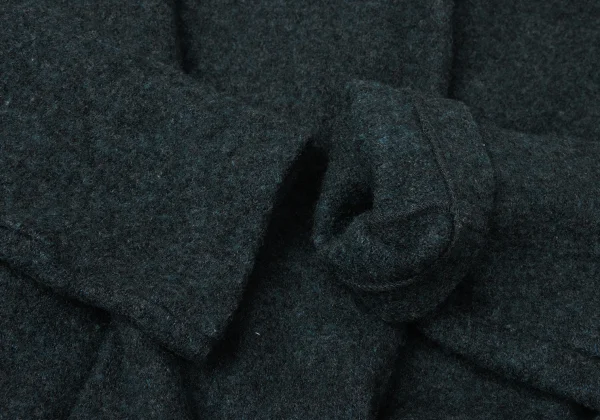 Y's Wool Blend Design Hem Brushed Jacket  K-172062_006
