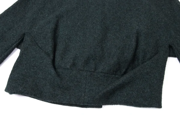 Y's Wool Blend Design Hem Brushed Jacket  K-172062_011
