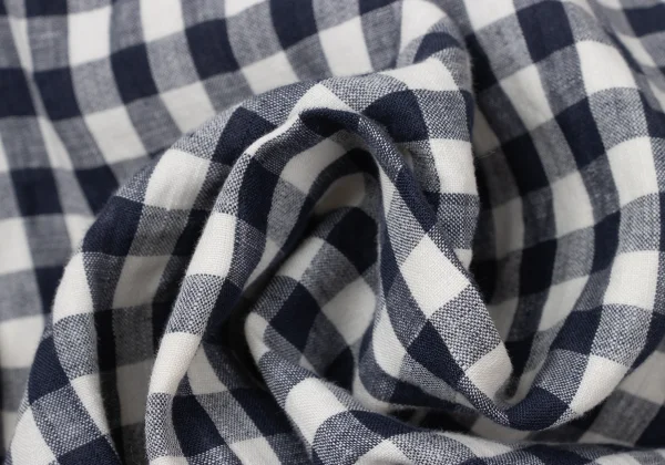 tricot COMME des GARCONS Linen Blend Check Dropped Crotch Shorts K-172066_009