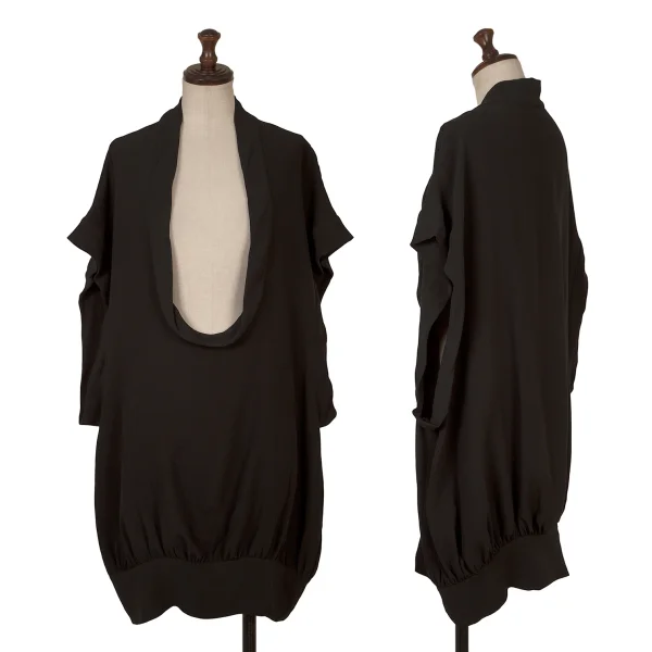 LIMI feu Silk U-Neck Sleeveless Top Black S K-172067_001