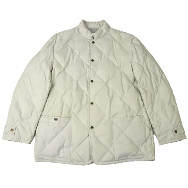 Papas Lining Logo Print Quilting Down Jacket White 50L K-172071_001