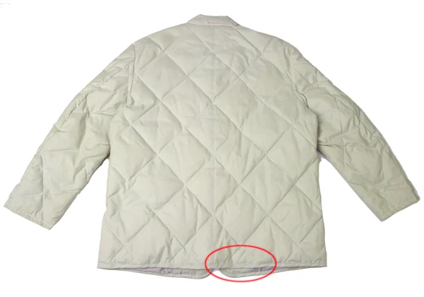 Papas Lining Logo Print Quilting Down Jacket K-172071_015