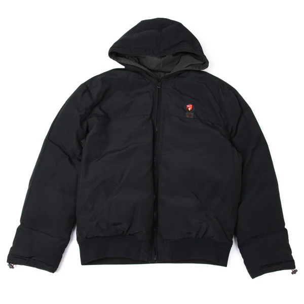 Papas Embroidered Reversible Hooded Down Jacket   Navy,Charcoal 50L K-172072_001