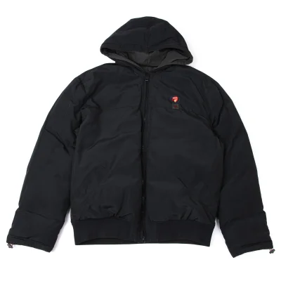 Papas Embroidered Reversible Hooded Down Jacket  