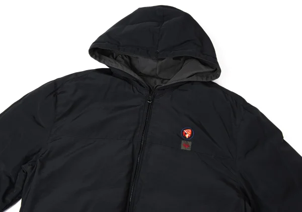 Papas Embroidered Reversible Hooded Down Jacket   K-172072_002