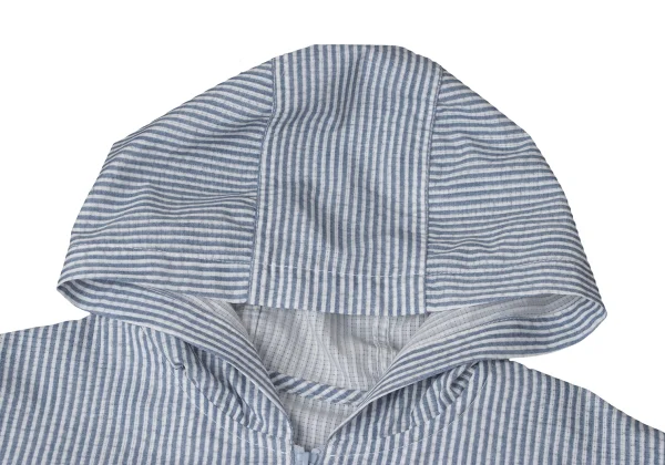 Papas+ Stripe Print Hooded Jacket K-172073_003