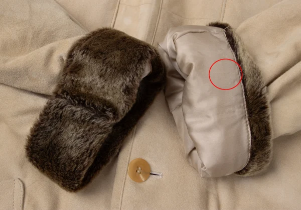 Papas ISLAND Check Lined Sheepskin Jacket K-172074_009
