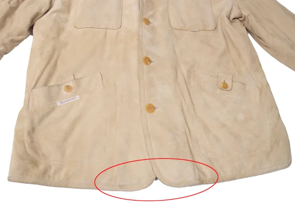 Papas ISLAND Check Lined Sheepskin Jacket K-172074_011