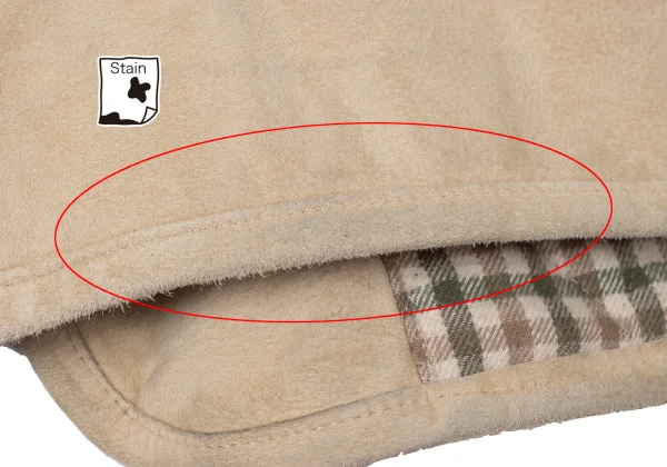 Papas ISLAND Check Lined Sheepskin Jacket K-172074_017