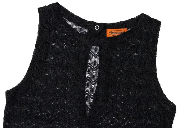 MISSONI Rayon Blend Graphic Knit Tank Top K-172075_003