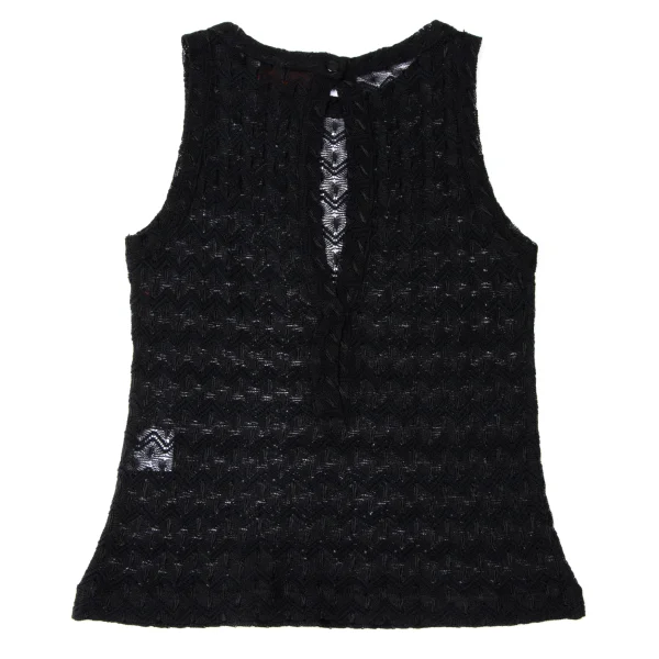 MISSONI Rayon Blend Graphic Knit Tank Top K-172075_009