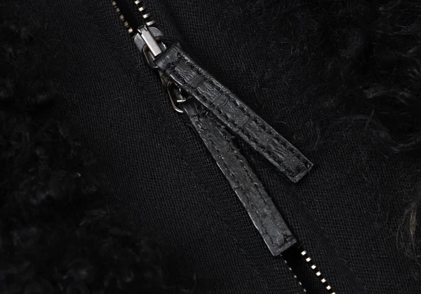 CIVIDINI Sheep Leather Loop Shaggy Vest K-172077_008