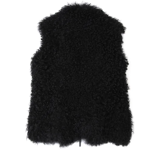 CIVIDINI Sheep Leather Loop Shaggy Vest K-172077_013