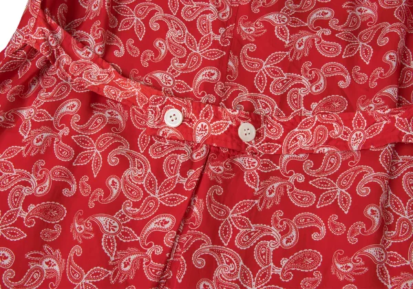 COMME des GARCONS Paisley Print Round-Collar Cupro Shirt Dress K-172078_013