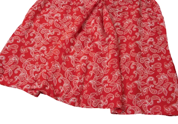 COMME des GARCONS Paisley Print Round-Collar Cupro Shirt Dress K-172078_014