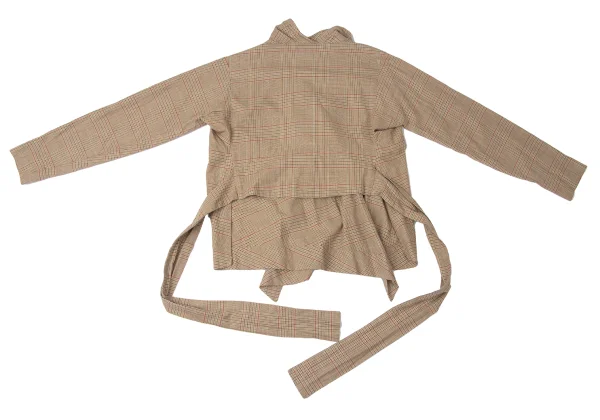 Vivienne Westwood Red Label Cotton Check Wrap Blouse K-172079_010