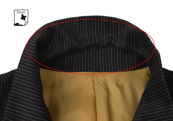 Jean Paul GAULTIER FEMME Cutting Fringe Striped Jacket K-172083_005