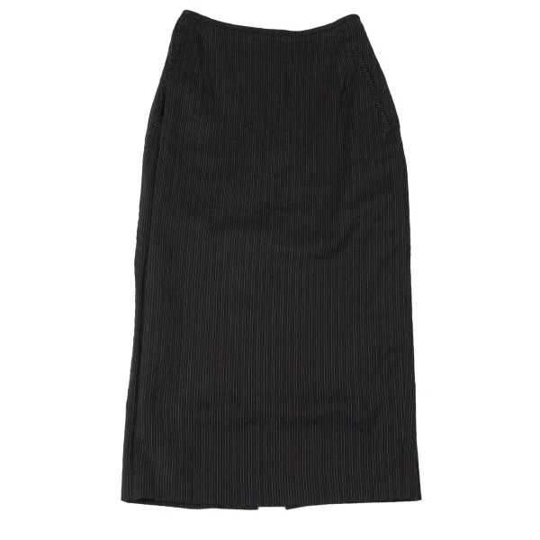 Jean Paul GAULTIER FEMME Cutting Fringe Striped Jacket & Skirt K-172085_012