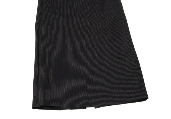 Jean Paul GAULTIER FEMME Cutting Fringe Striped Jacket & Skirt K-172085_015