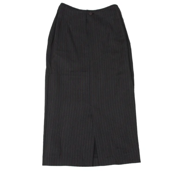 Jean Paul GAULTIER FEMME Cutting Fringe Striped Jacket & Skirt K-172085_016