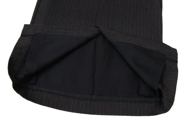 Jean Paul GAULTIER FEMME Cutting Fringe Striped Jacket & Skirt K-172085_018