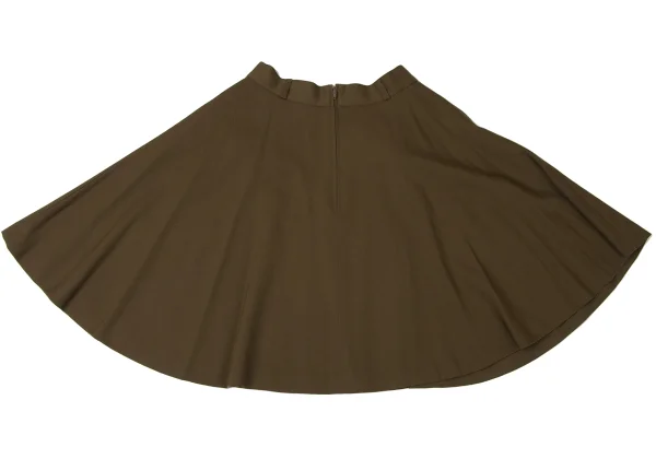 Jean Paul GAULTIER FEMME Wool Blend Flap Pocket Flare Skirt K-172087_007