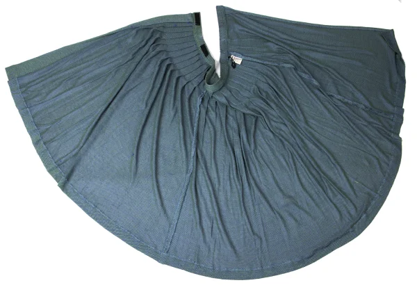 Jean Paul GAULTIER Rayon Blend Knit Pleats Wrap Skirt K-172092_013