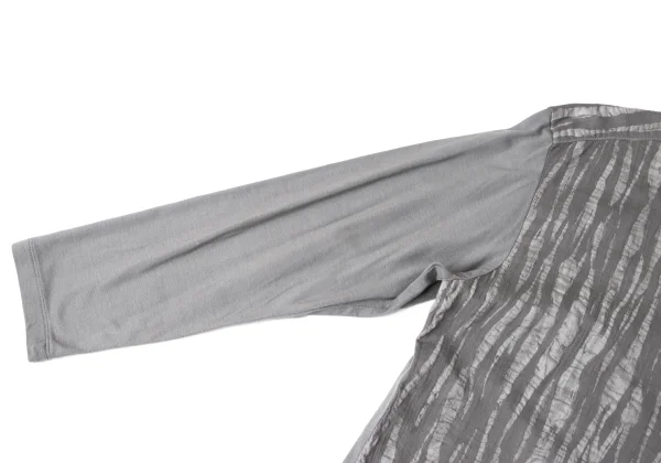 ISSEY MIYAKE MEN Design Weave Switching Band-collar Shirt K-172095_005