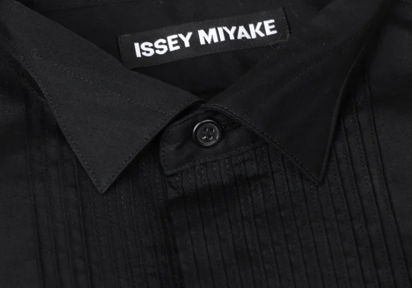 ISSEY MIYAKE MEN Cotton Pin-tuck Double Cuff Shirt K-172096_004