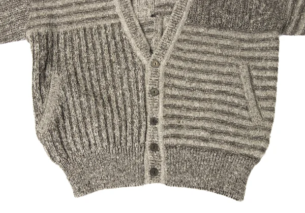 ISSEY MIYAKE MEN Wool Blend Low-gauge Knit Cardigan K-172097_008