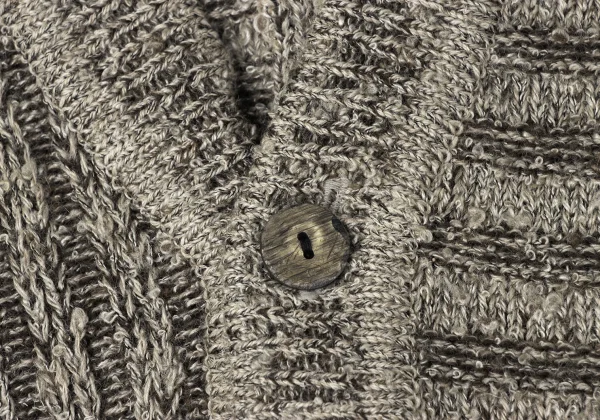 ISSEY MIYAKE MEN Wool Blend Low-gauge Knit Cardigan K-172097_010