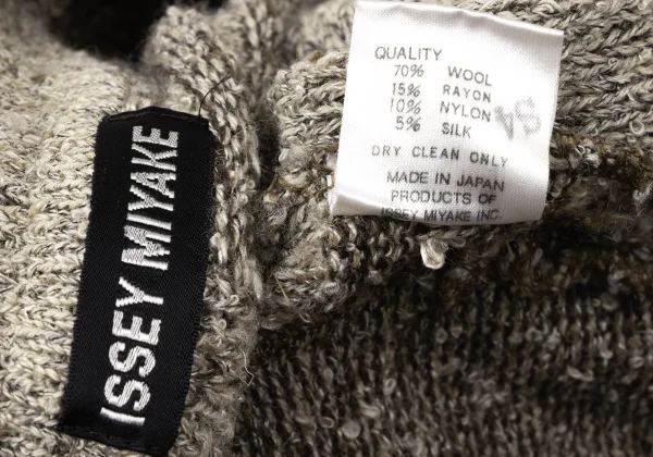ISSEY MIYAKE MEN Wool Blend Low-gauge Knit Cardigan K-172097_015