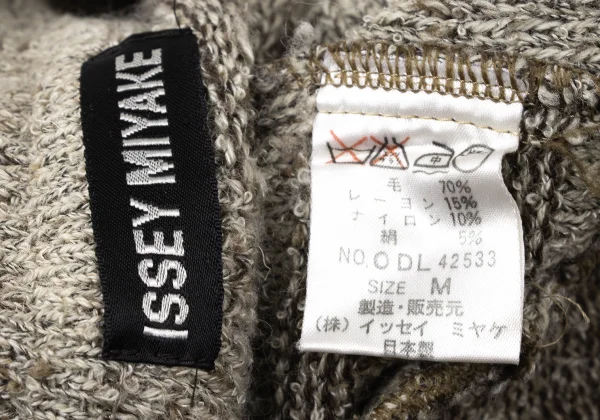 ISSEY MIYAKE MEN Wool Blend Low-gauge Knit Cardigan K-172097_016