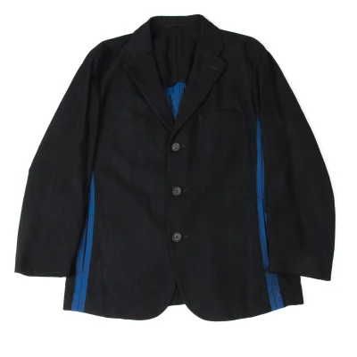 ISSEY MIYAKE MEN Wool Blend Taped-Line Jacket