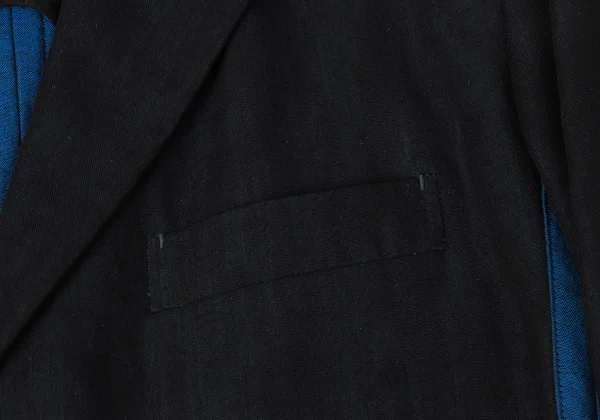 ISSEY MIYAKE MEN Wool Blend Taped-Line Jacket K-172099_005