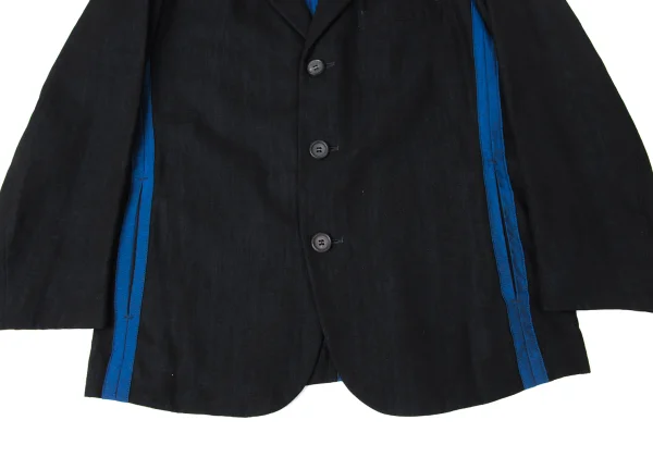 ISSEY MIYAKE MEN Wool Blend Taped-Line Jacket K-172099_009