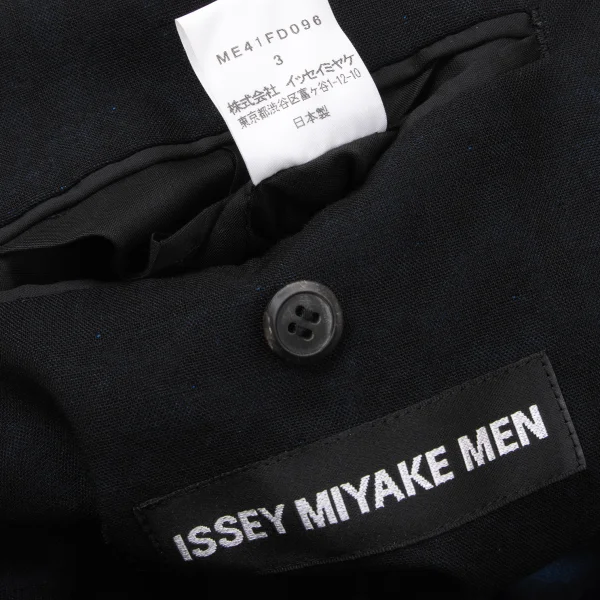 ISSEY MIYAKE MEN Wool Blend Taped-Line Jacket K-172099_018