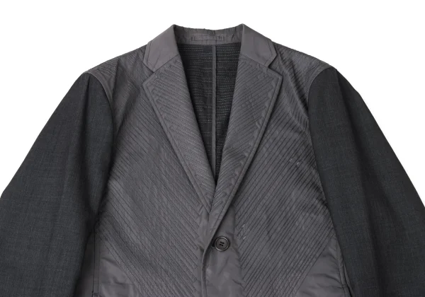 ISSEY MIYAKE MEN Sleeve Switching Sashiko Jacket K-172101_002