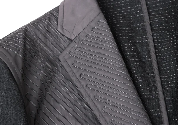 ISSEY MIYAKE MEN Sleeve Switching Sashiko Jacket K-172101_005