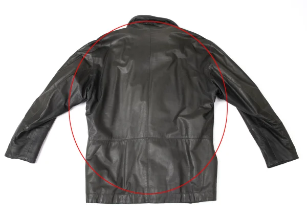 ISSEY MIYAKE MEN Leather Zip Shawl Collar Jacket K-172105_013
