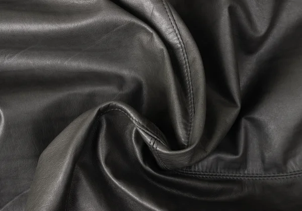 ISSEY MIYAKE MEN Leather Zip Shawl Collar Jacket K-172105_018