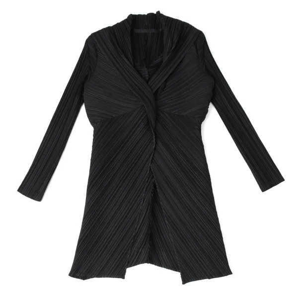 ISSEY MIYAKE Pleats Shawl Collar Coat K-172107_002