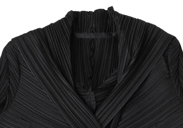 ISSEY MIYAKE Pleats Shawl Collar Coat K-172107_004