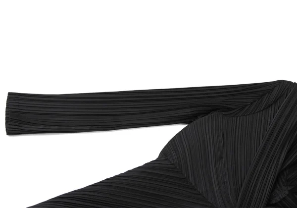 ISSEY MIYAKE Pleats Shawl Collar Coat K-172107_005