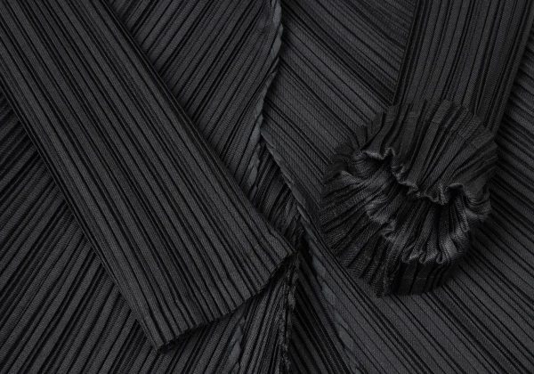 ISSEY MIYAKE Pleats Shawl Collar Coat K-172107_006