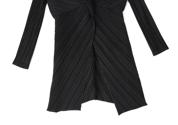 ISSEY MIYAKE Pleats Shawl Collar Coat K-172107_007