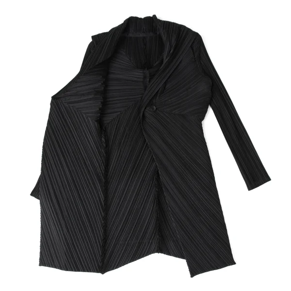 ISSEY MIYAKE Pleats Shawl Collar Coat K-172107_008