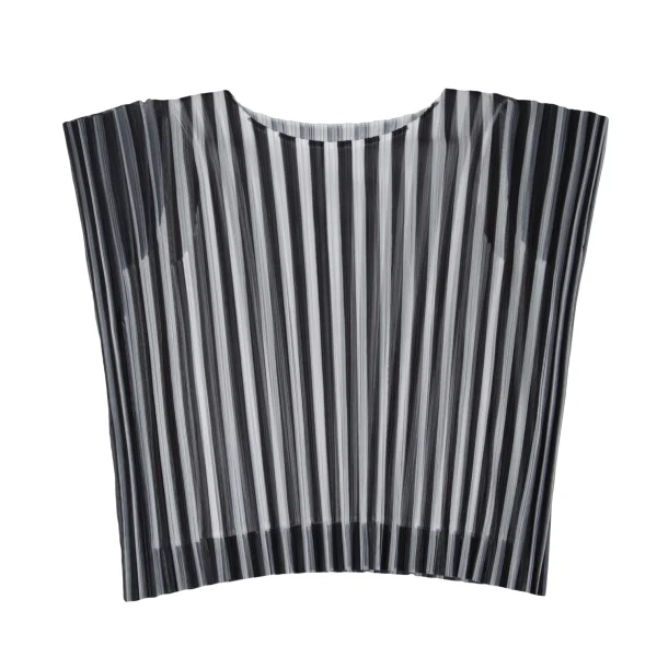 PLEATS PLEASE Pleats Stripe Layered Top K-172109_002