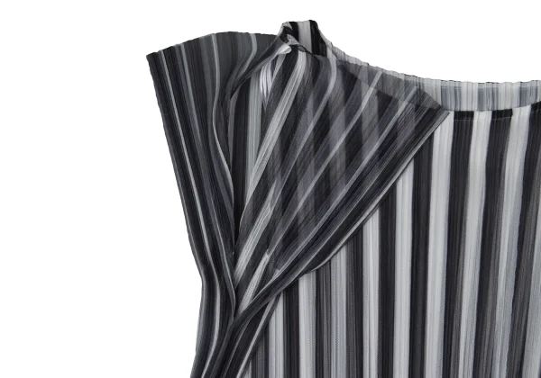 PLEATS PLEASE Pleats Stripe Layered Top K-172109_006